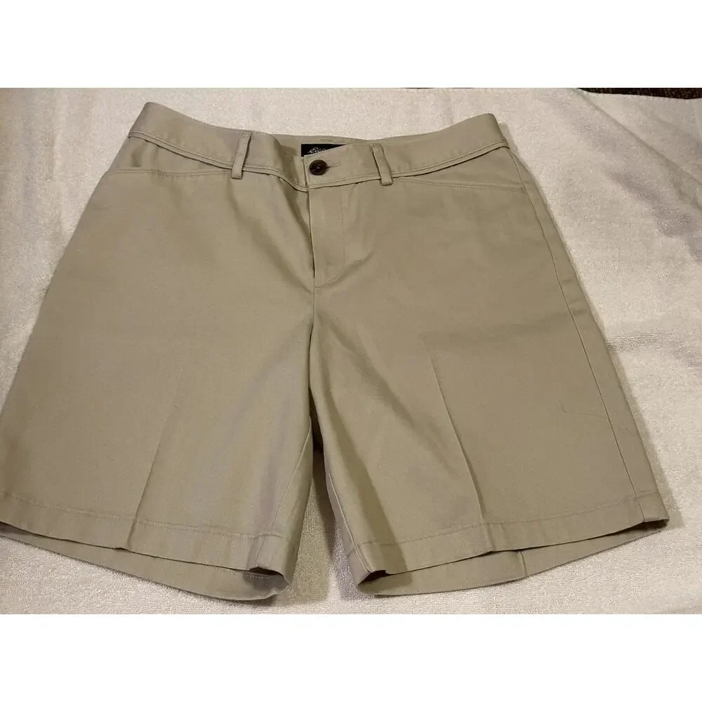 Eddie Bauer‎ Women's Khaki Chino Shorts Size 4